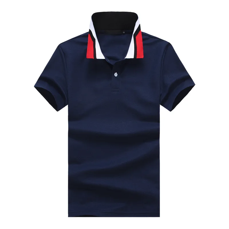 2018 New Men POLO Shirt Fashion Polo Slim Fit Short-sleeve Summer Tops&ampTees | Мужская одежда