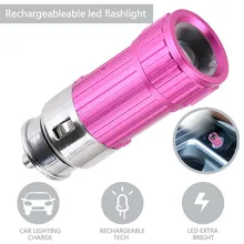 Светодиодный автомобильный прикуриватель Vechicle заряжаемый фонарик факел Лампа безопасности и выживания Z0713