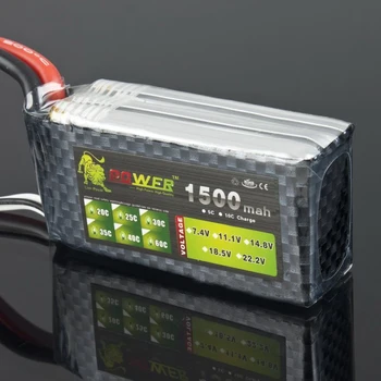 

1pcs LION POWER11.1V 1500MAH 35C 3S Li-polymer Lipo Battery Akku