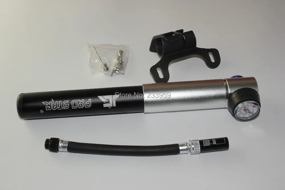 new arrival bicycle Tire tyre fork Inflator Pump with Pressure Gauge