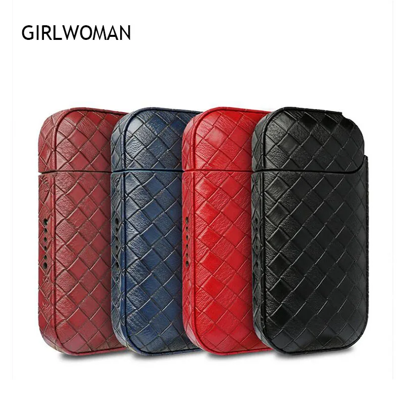 

GIRLWOMAN for IQOS 2.4 Plus Wallet Pouch Bag Protective Holder Cover Wallet Case Electronic Cigarette iQOS PU Leather Case