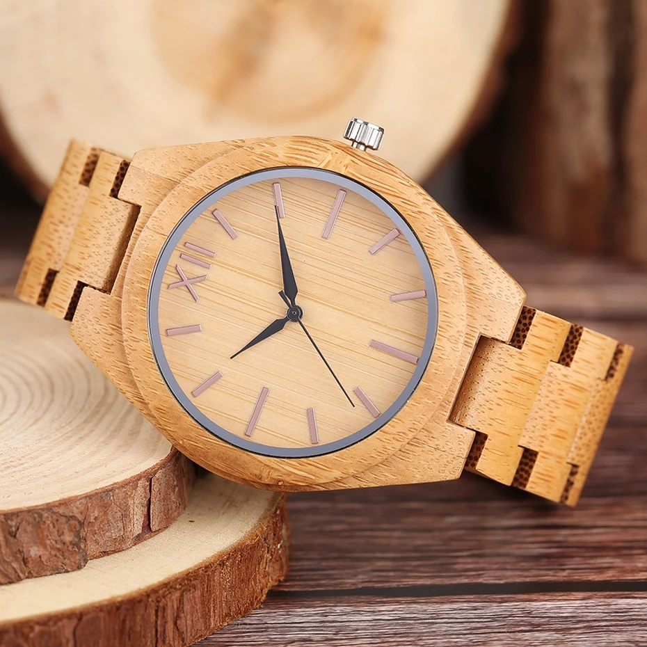 Minimalist Mens Watches Retro Zebra Wood Quartz Clock Women Creative Full Bamboo Bangle Casual Sports Xmas Gifts Reloj de madera 2018 New Fashion (9)
