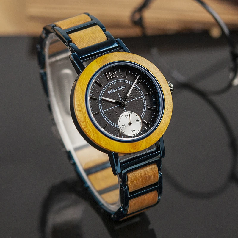 BOBO BIRD Lover's часы роскошные деревянные часы пара стильные и качественные наручные часы особый цвет сочетание дизайн K-R12