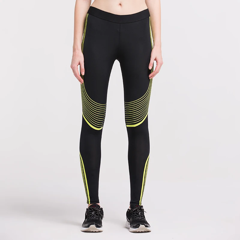 Женские Компрессионные спортивные штаны для йоги, эластичные трико для упражнений, для бега, бега, фитнеса, бега, для спортзала, йоги, тонкие леггинсы - Цвет: 21