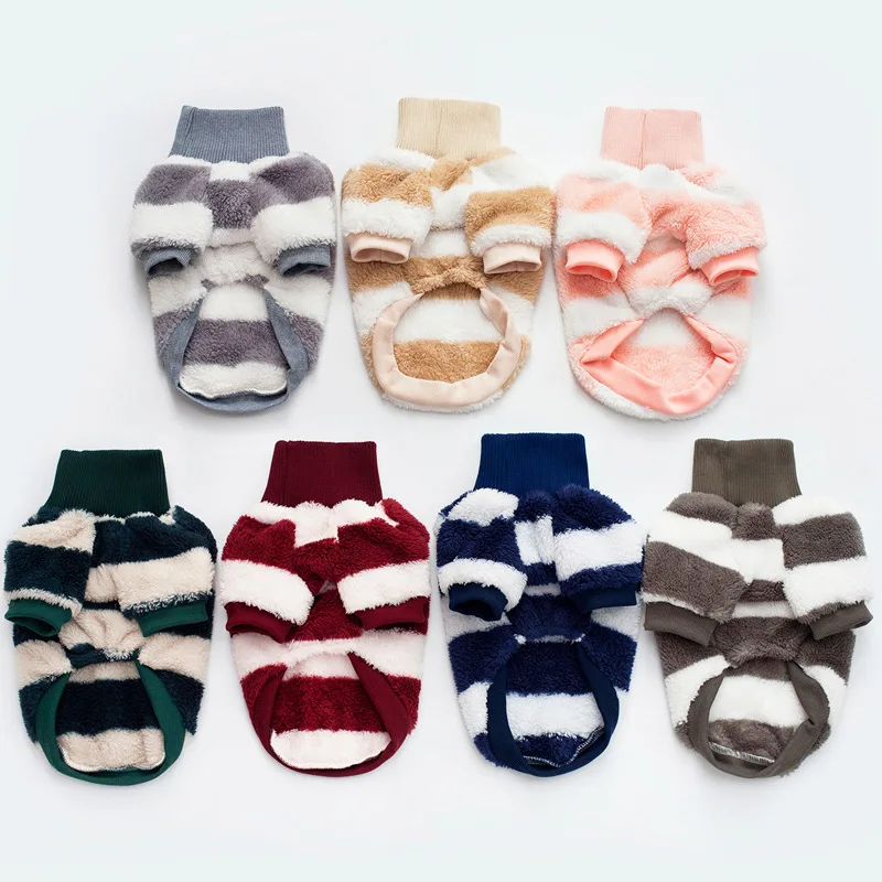 Sweet Soft And Cozy Dog Sweater Pet Jackets Warm Sweater Kawaii Pug Coat Puppy Clothes Fleece Winter Coats For Small Dog Cats