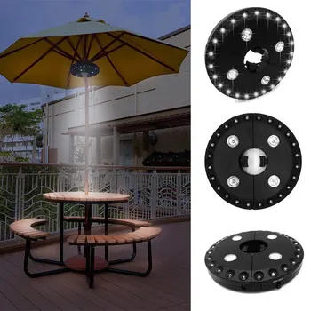 

Outdoor Lighting Garden Light Yard Lawn Night Light Cordless AA 28 LED 3Mode Patio Parasol Umbrella Pole Light Camping Tent Lamp