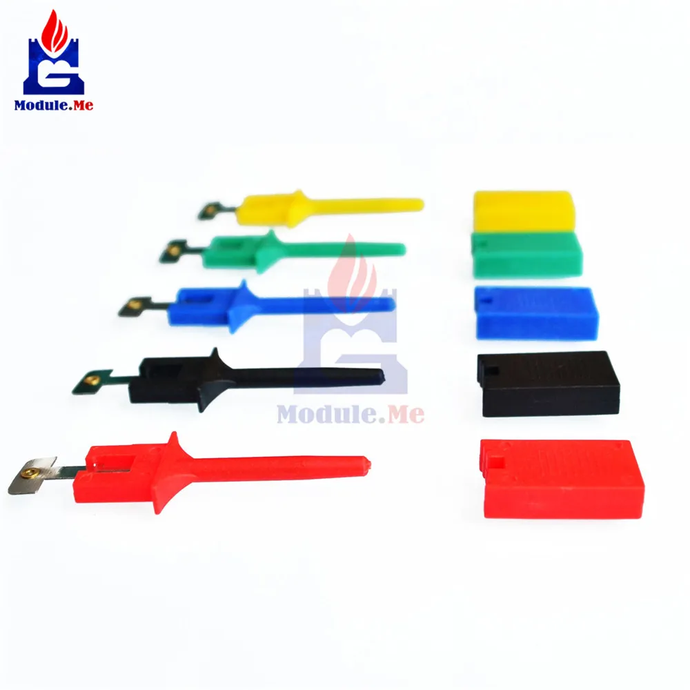 

5PCS Hooks Test Clips 5 Colors for Logic Analyzers Logic Test Clip