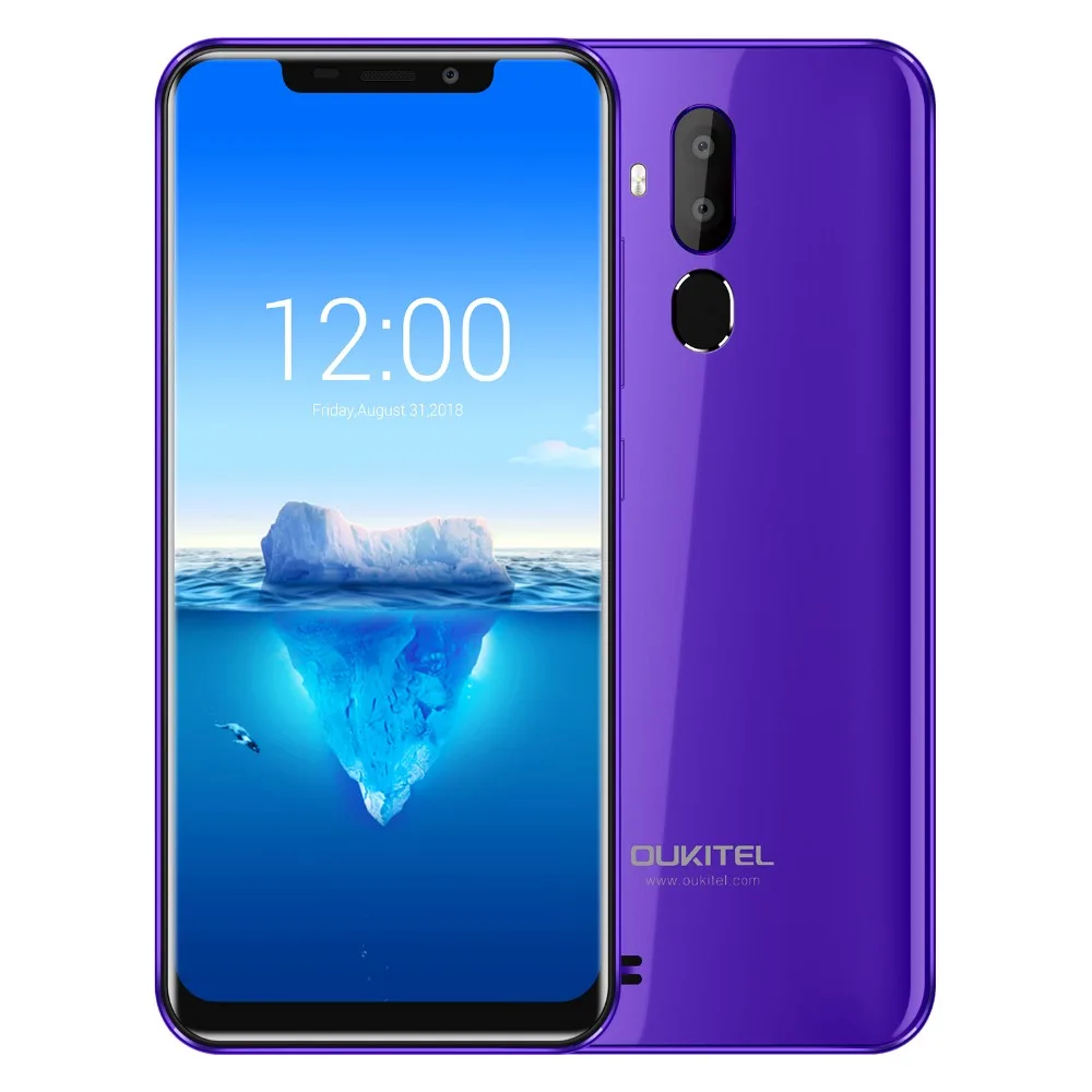 Oukitel C12 Pro Face ID 6,18 дюймов 19:9 u-образный дисплей Android 8,1 2 Гб ОЗУ 16 Гб ПЗУ MT6739 3300 мАч батарея 8МП+ 5Мп 4G смартфон