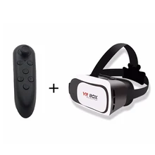 VR Happy Blueray Magnet Control Google Cardboard Universal Headset Virtual Reality 3D Glass 4-6′ Smartphone+Bluetooth Controller