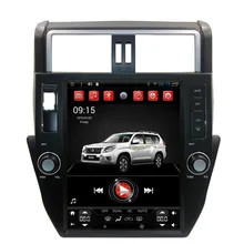 12,1 дюймов вертикальный Tesla стиль Android 6,0 Автомобильный DVD gps для Toyota Land Cruiser Prado 150 2010-2013 Авторадио gps Автомобильная головная установка