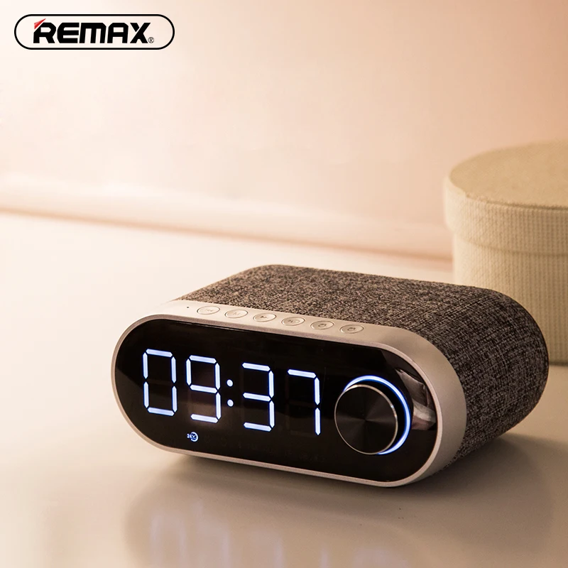 Remax FM радио деревянный Цифровой Многофункциональный Bluetooth Динамик s будильник