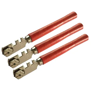 

Tipped Glass Cutter Wooden Handle Pencil Window Glass Craft Cutting Knife Tool For Hand Tool 1pc