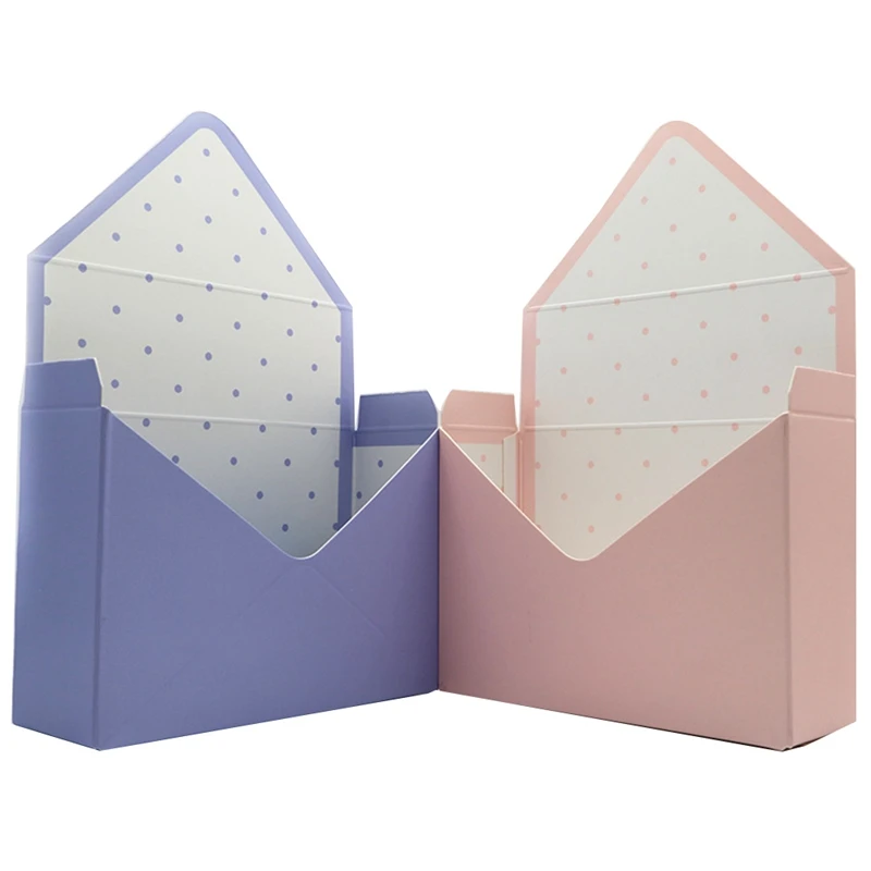 

30*20*7cm Mini Creative Envelope Fold Flower Box Flowers Box Material Rose Decoration Gift Box Flower Making Hand