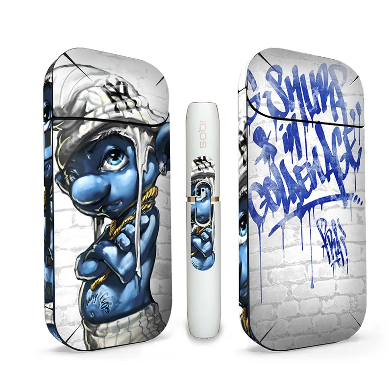 

Various Style Electronic Cigarette Skin Sticker Protective Cover for IQOS 2.4 Plus PVC Material skin Sticker full body