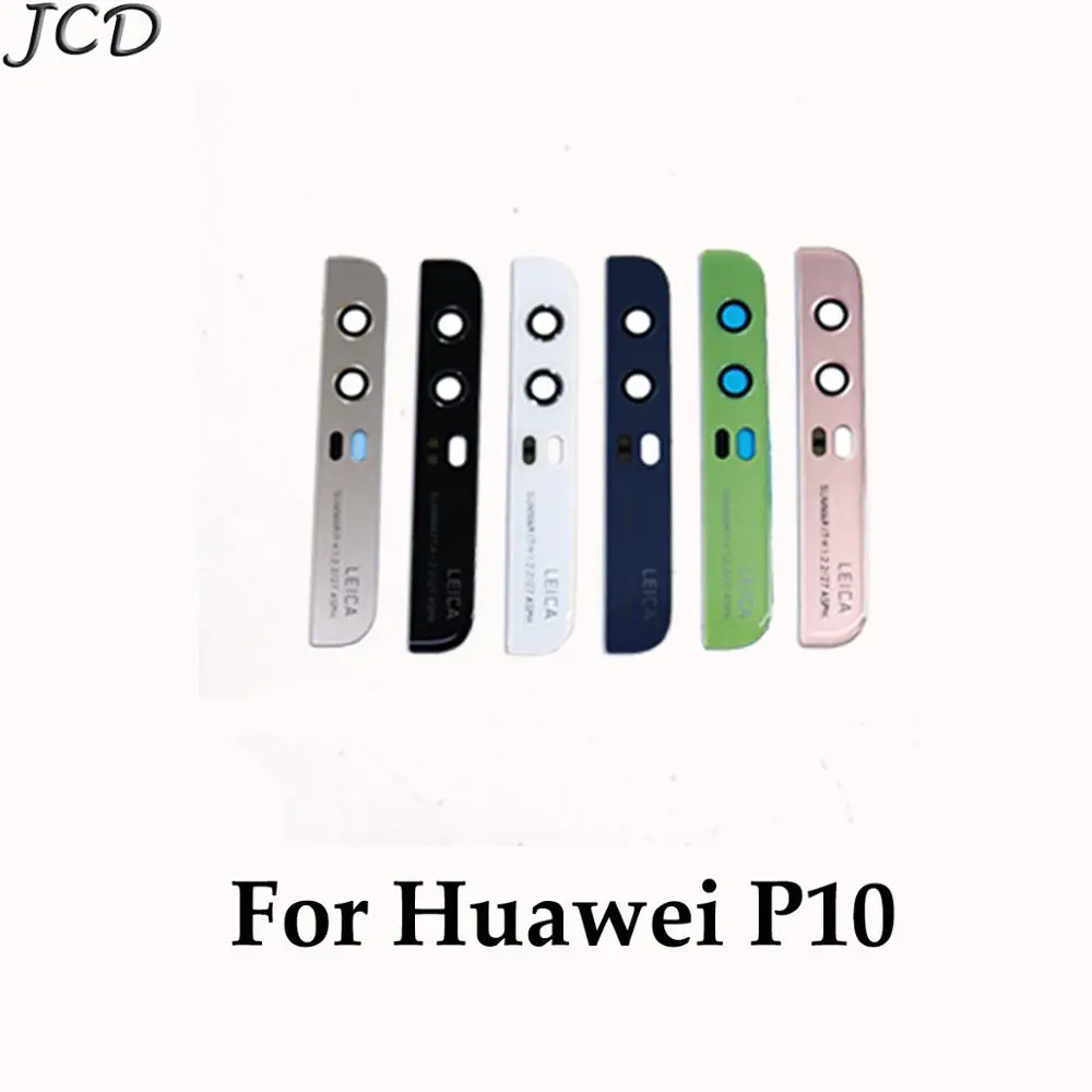 JCD задняя крышка Верхнее стекло для huawei Ascend P8 Lite P7 P9 P10 Plus P20 Pro камера вспышка объектив Запчасти для ремонта жилья с клеем