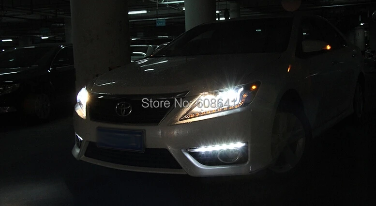 Для TOYOTA Aurion Camry светодиодная полоса U типа глаза ангела передсветильник LD V1|ld