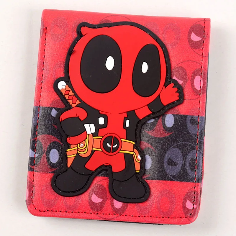 

Deadpool Q-style Cartoon Figures Purse Joker 3D Cartoon Short Wallet Batman Wonder Woman Wallet