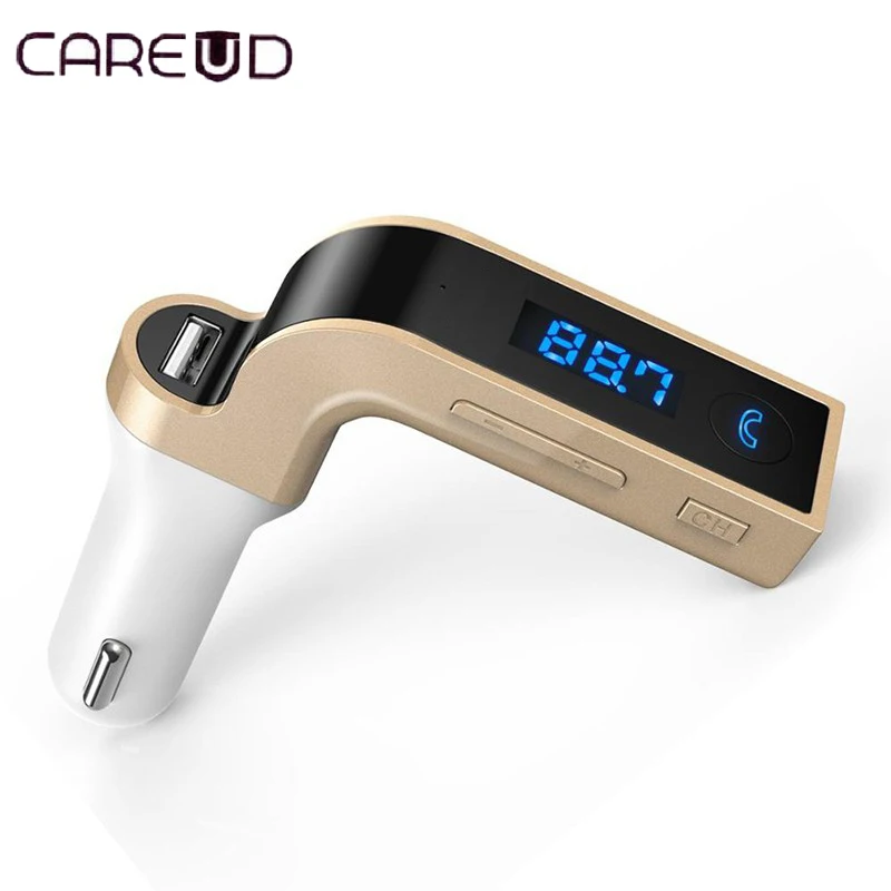 Car Accessories 4 in 1 Hands Free Wireless Bluetooth FM Transmitter G7 AUX Modulator Car Kit