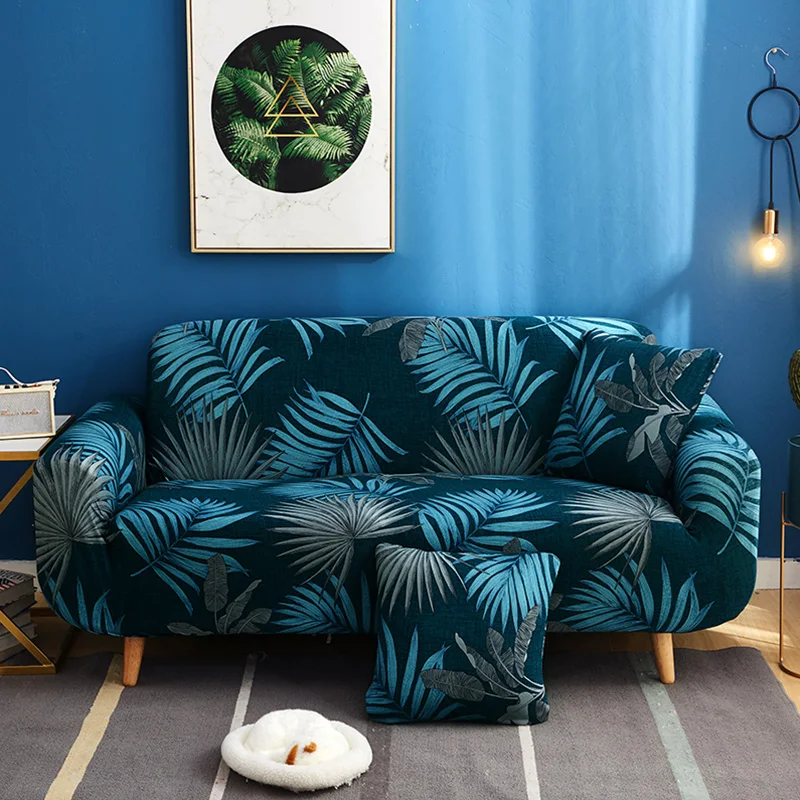 Новое эластичное покрытие для дивана мягкая мебель для гостиной диван Чехол Хлопковый чехол на диван из стрейч-материала мебельный чехол 1 2 3 4 сиденья