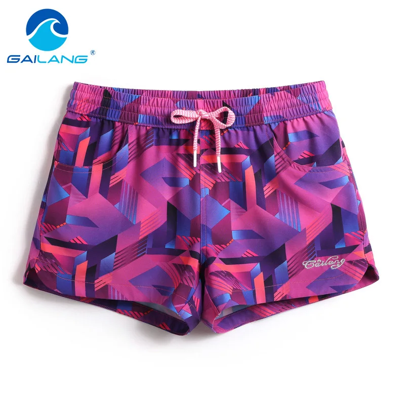 

Gailang Brand Women Shorts Boardshorts Swimwear Swimsuit Woman new Boxer Trunks Quick Drying Board Shorts Short Bottoms Casual