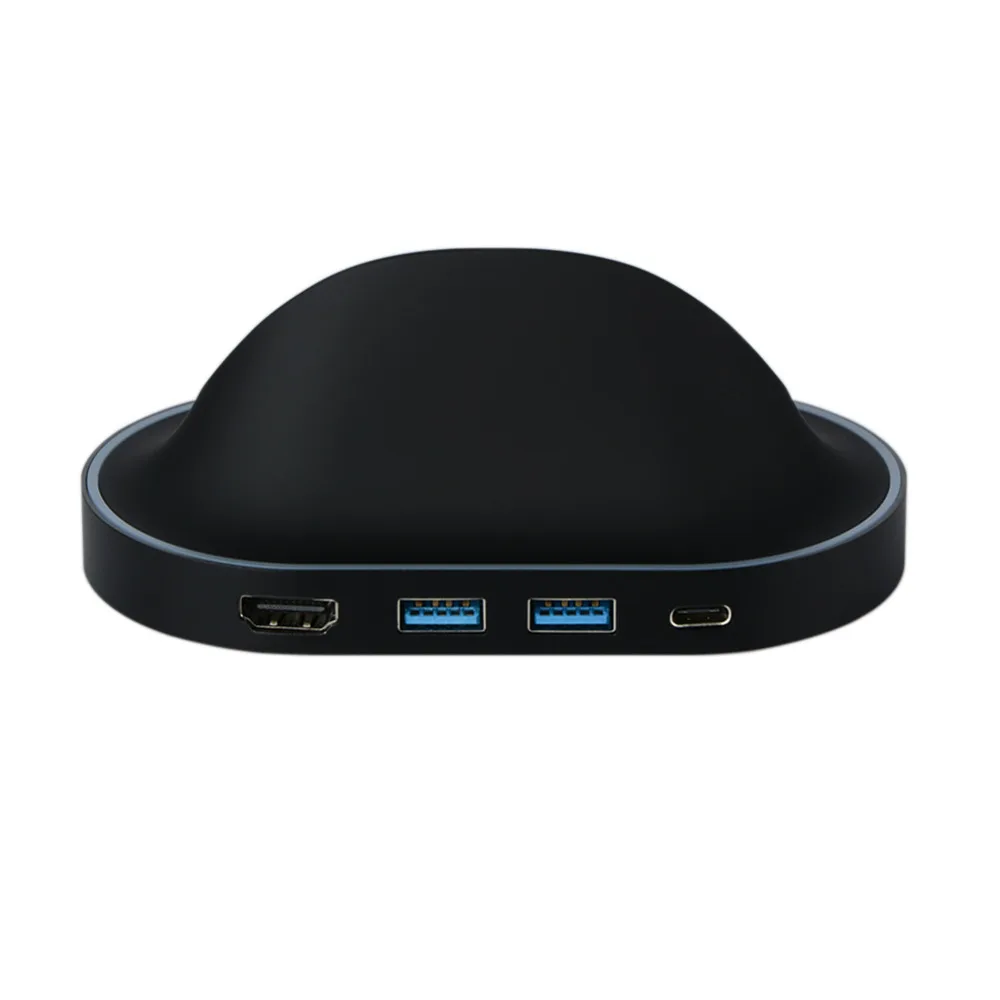 

Portable Charging Dock With 2USB3.0 OTG Type-C To HDMI Adapter PD Charger For Samsung S7/S8/S8+/S9/S9+ Huawei Mate 9 P9 P10