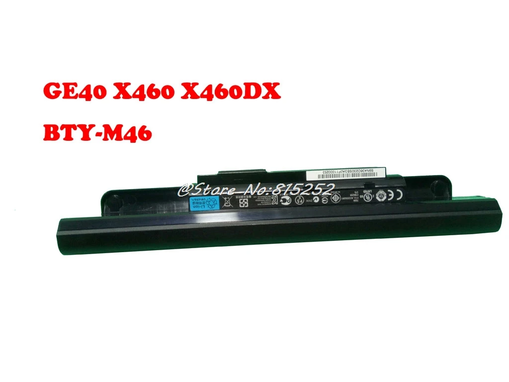 Ноутбук Аккумулятор для MSI GE40 X460 X460DX 925T2015F BTY M46 11 1 В 6 cell DC Jack A6400 042US MS 16G1 16GC GE60 GE70|laptop