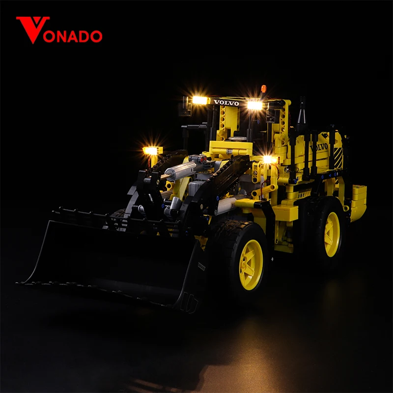 Светодиодный светильник совместим с lego 42030 20006 technic Volvo L350F колесный погрузчик