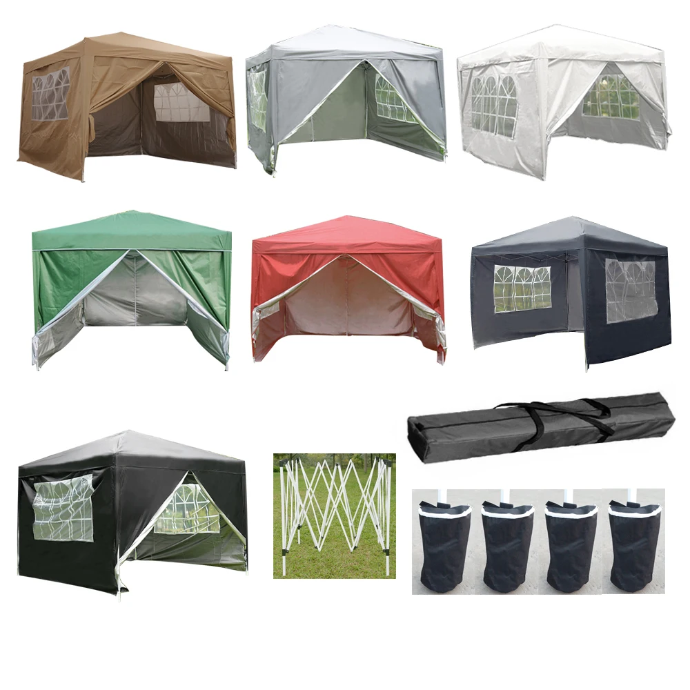 

Panana Waterproof 2x2m / 2.5x2.5m Pop Up Gazebo Marquee Garden Awning Party Country Fair Tent Canopy Anti-UV