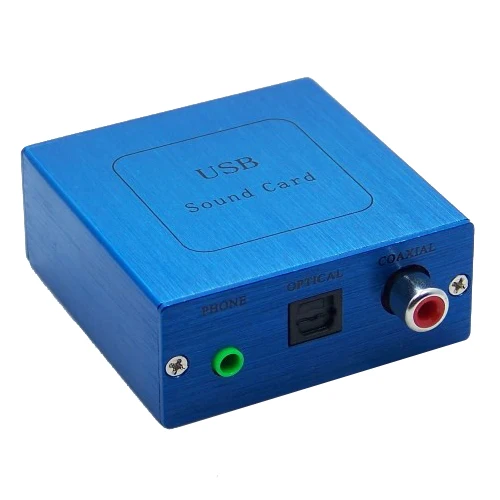 

PCM2704 USB DAC USB to S/PDIF Sound Card Decoder Board + Aluminum case