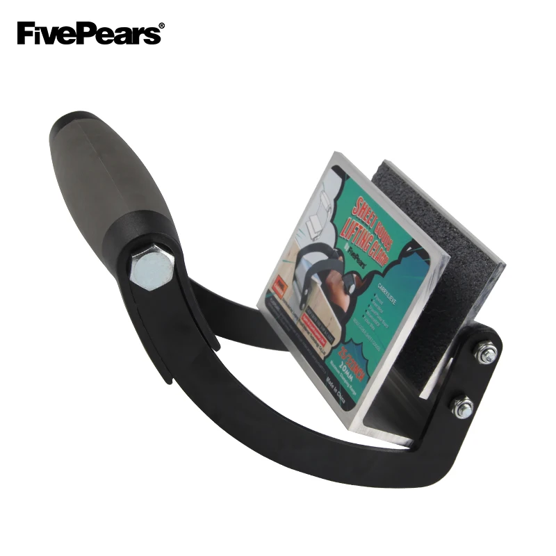 FivePears Plywood and Sheetrock Panel Carriers,Heavy Duty Gripper,Drywall Hand Clamps Tools with Single Hand 