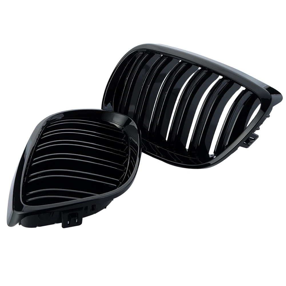 

One Pair Of Car Matte Black Front Grille Grilles For BMW E92 2006-2009 Matte Black
