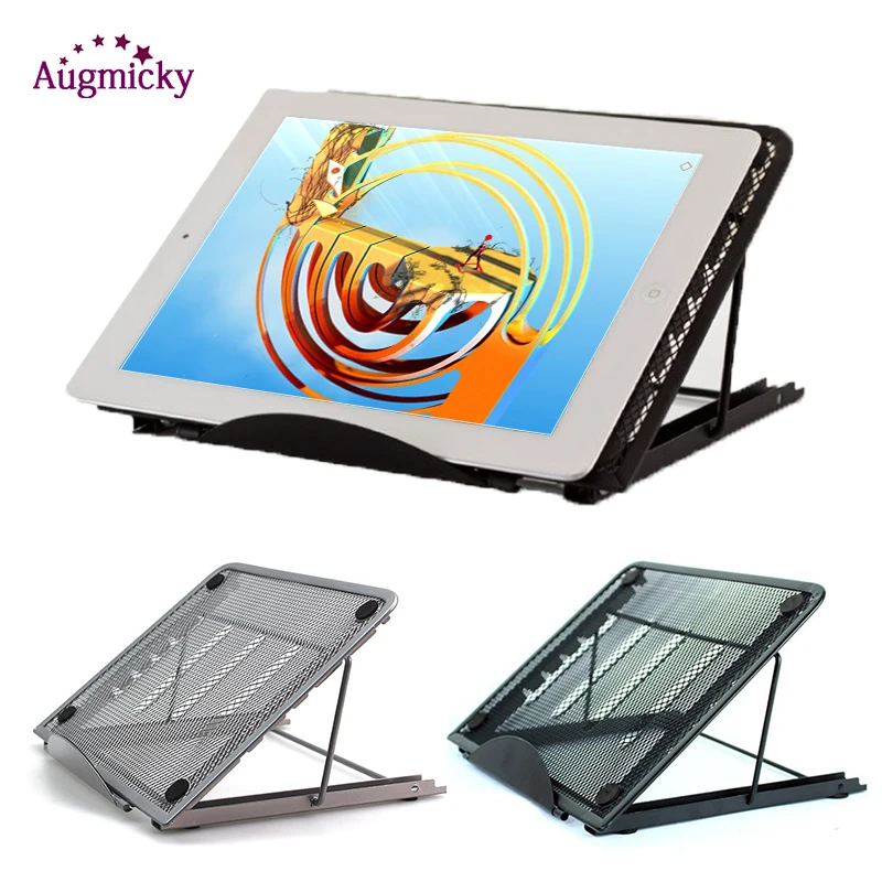 

Adjustable Cooler Tablet Stand Desk Dock Holder Bracket Radiator Cooling for ipad pro Air 1 2 huawei Smartphone Reading Stand
