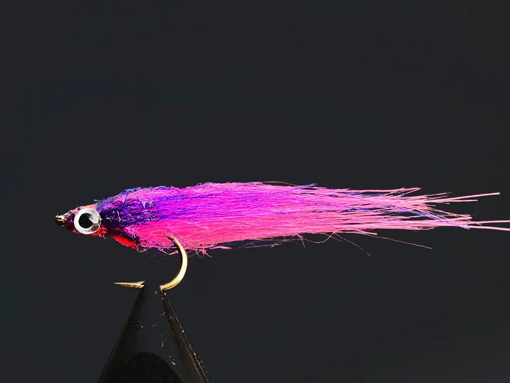 Tigofly 12 шт. розовый оливковый УФ Полярный Фрай медленно тонущий лосось форель Steelhead гольян Нахлыстом Приманки муха набор-Размер#8