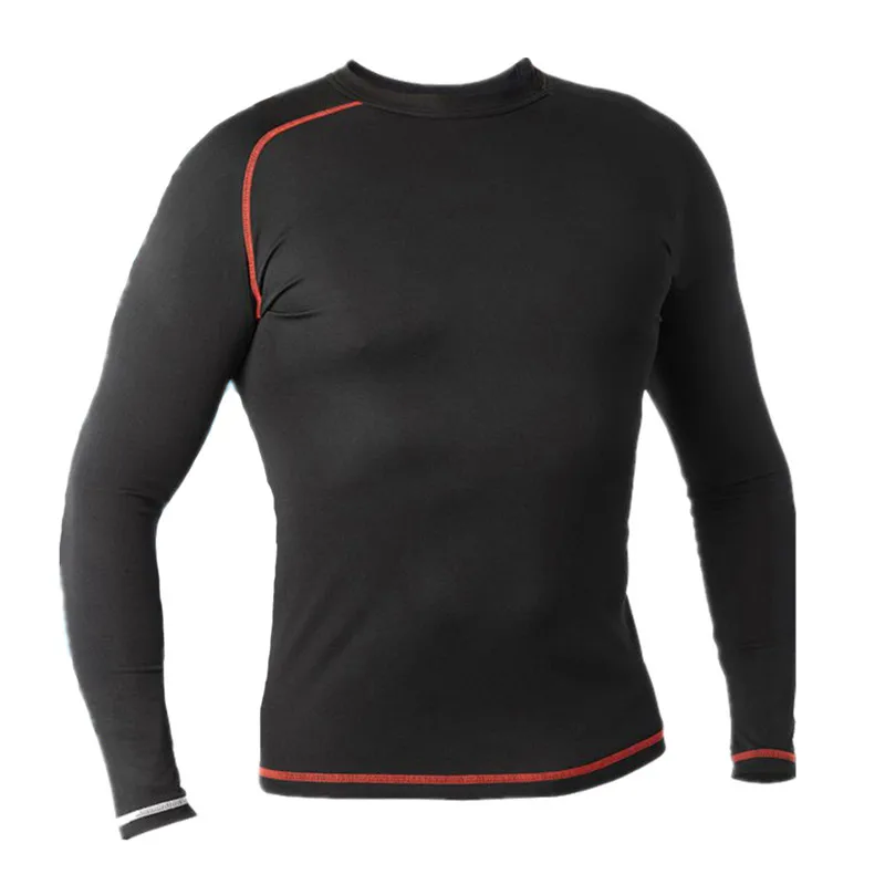 Mens Fitness Shirts Long Sleeves Quick Dry Breathable Shirt Men