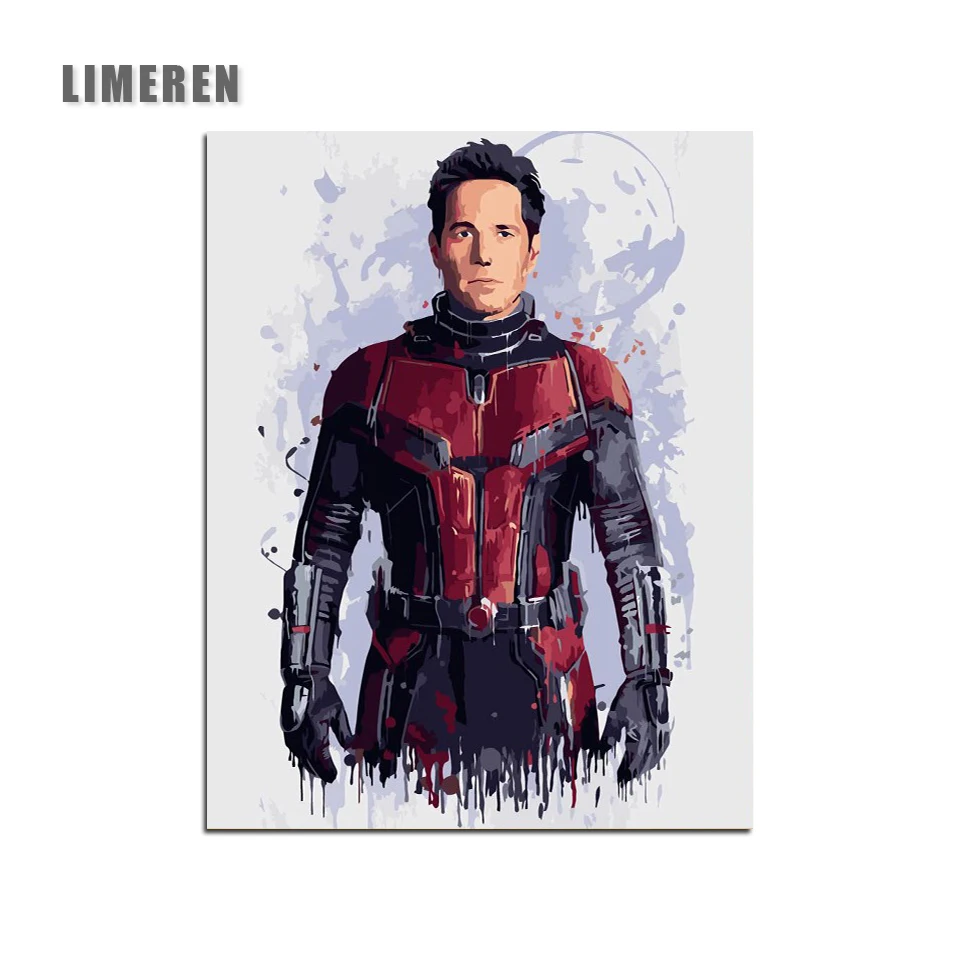 

The Avengers Movie Superhero DIY Wall Pictures Acrylic Oil Coloring Painting By Numbers On Canvas For Unique Gift Home Decor