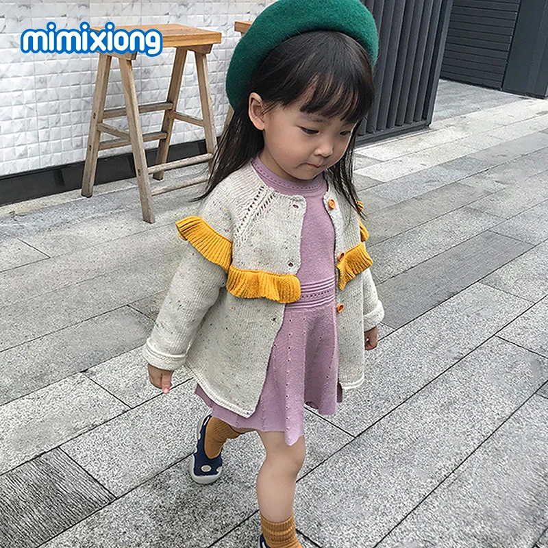 Baby Sweater Newborn Girls Sweaters Cardigans 2018 Autumn Causal Toddler Long Sleeves Knitwear Jackets Winter Children Knit Tops