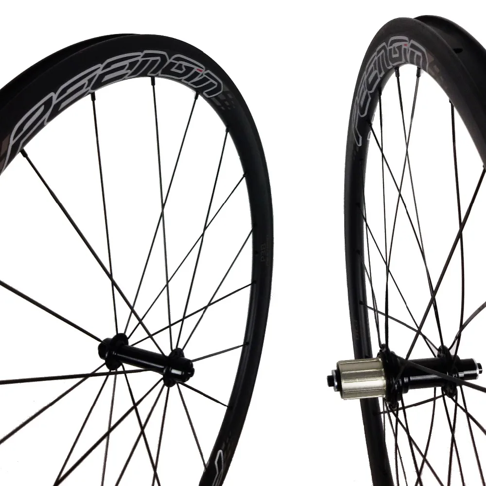 Clearance 38mm carbon wheels tubular wheel 23mm rim roue carbone 38 tubular wheelset Powerway r36 novatec a291 hub French cyclists riding 2