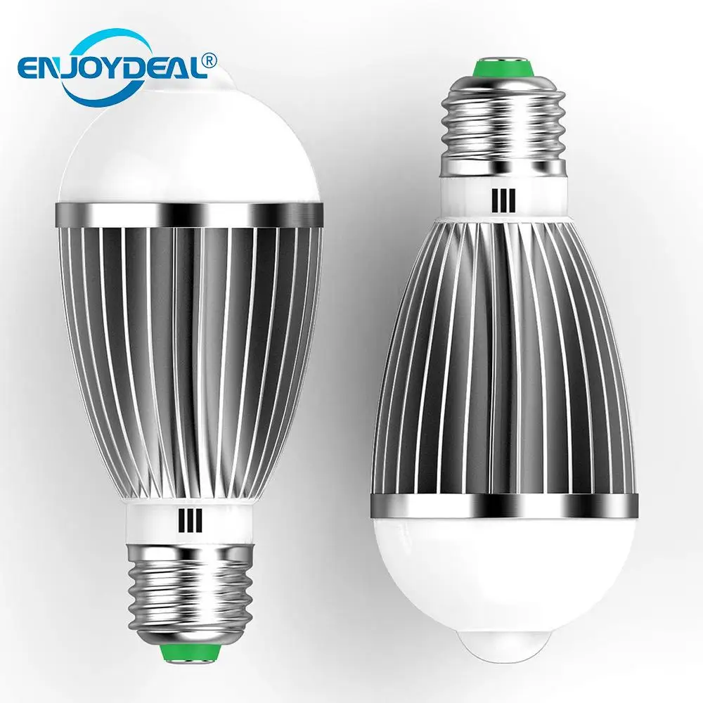 

Globe Motion Sensor LED Bulb aluminum Auto Energy-saving On/Off Light Lamp 7W 5630SMD 14Led bulb for Hallway Stairs Bathroom