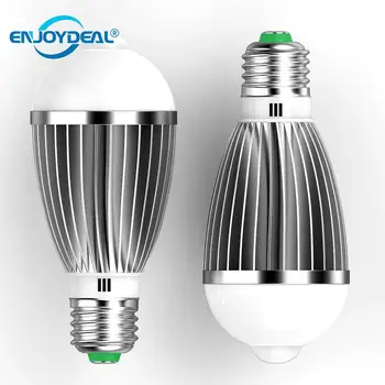 価格 グローブモーションセンサー Led 電球アルミ自動エネルギーの節約/オフ光ランプ 7 ワット 5630SMD 14Led 電球廊下階段浴室