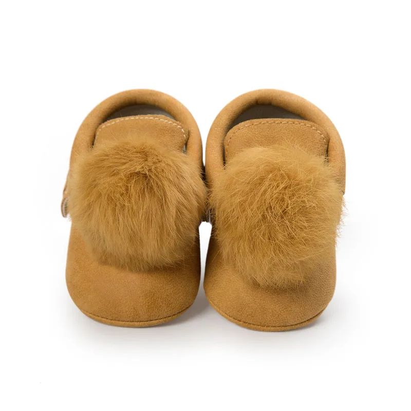 WONBO Новинка зимы обувь для детей ползунков милый мяч детские первые ходунки детские мокасины Лидер продаж