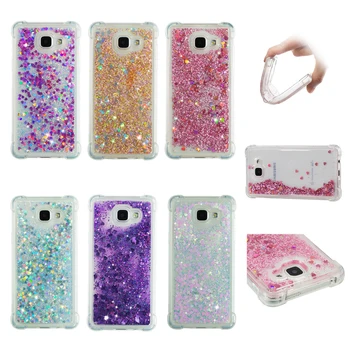 

Antiknock Glitter Quicksand Soft TPU Silicone Phone Cases Cover Shell for Samsung Galaxy A3 A5 2016 A7 2017 A8 Plus 2018 Case