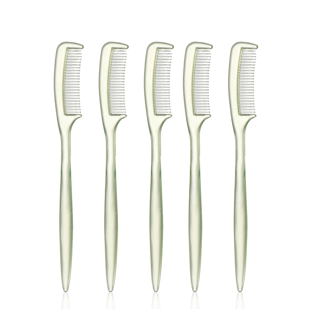 

5pcs/lot Lash Women's Fashion Extension Plastic Brush Hot Sale Eyelash Eyebrow Comb Lift Curl Eye Cosmetic Makeup Comb Tool