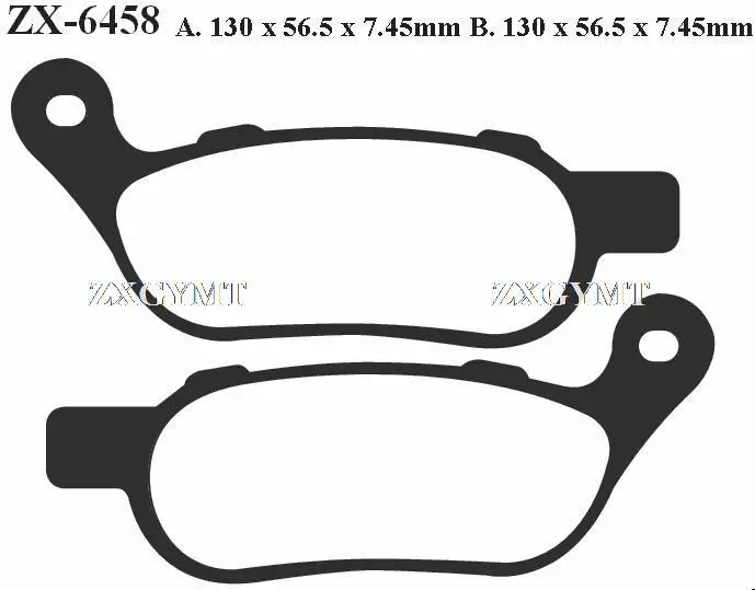 Накладки для карбоновых тормозов подходят HARLEY DAVIDSON FLSTF Fat Boy 08 10 задний 1 пара (2