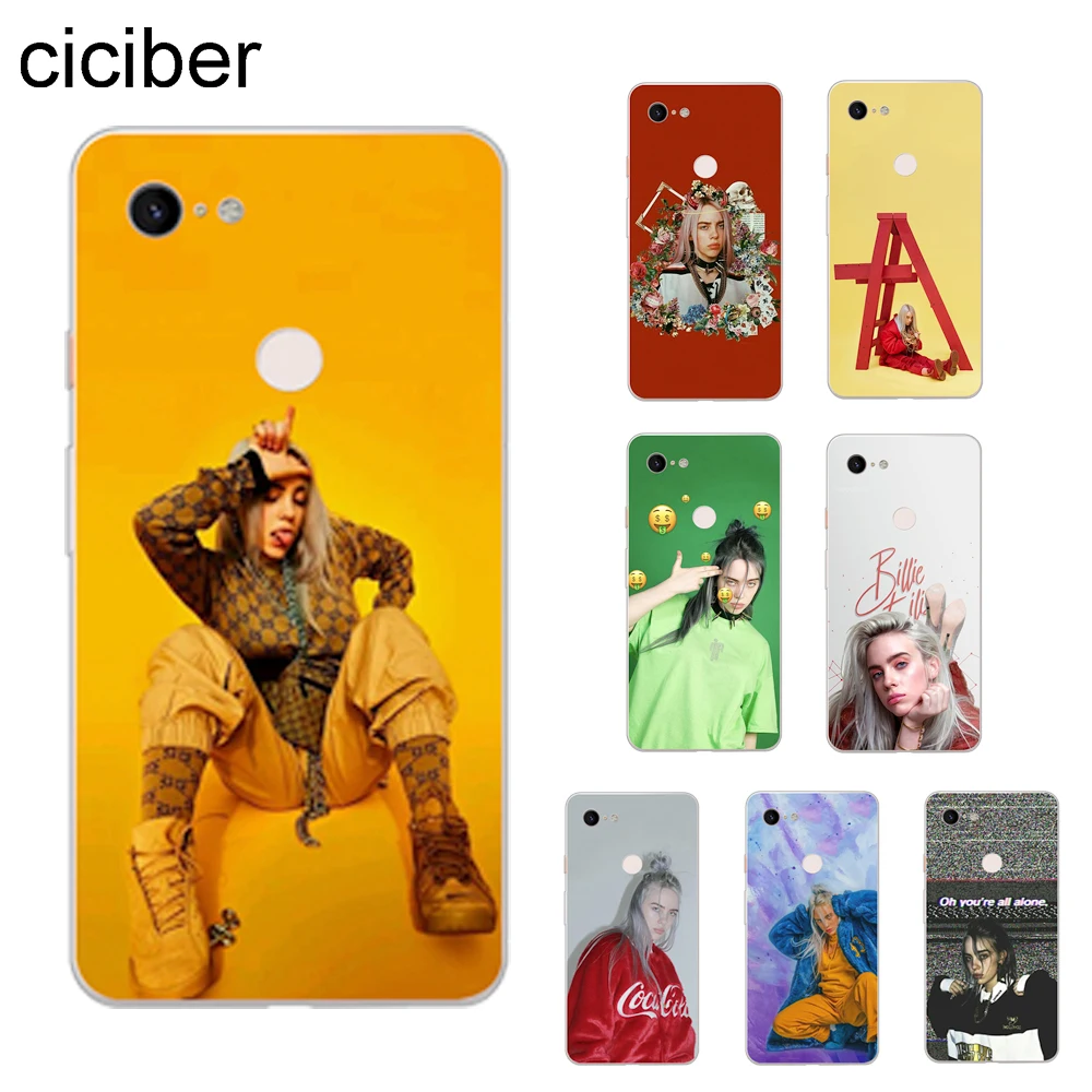 

ciciber Billie Eilish Phone Cases For Google Pixel 3 2 XL Soft Silicone TPU Back Cover for Pixel 3XL 2XL Fundas Coque Shell Capa