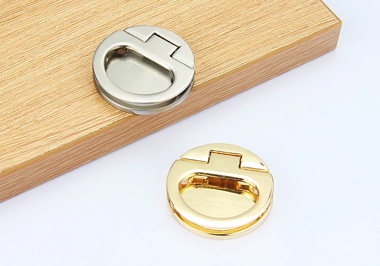 4Pcs/Lot Premintehdw Zinc Flap Knob Furniture Cupboard Drawer Cabinet handle