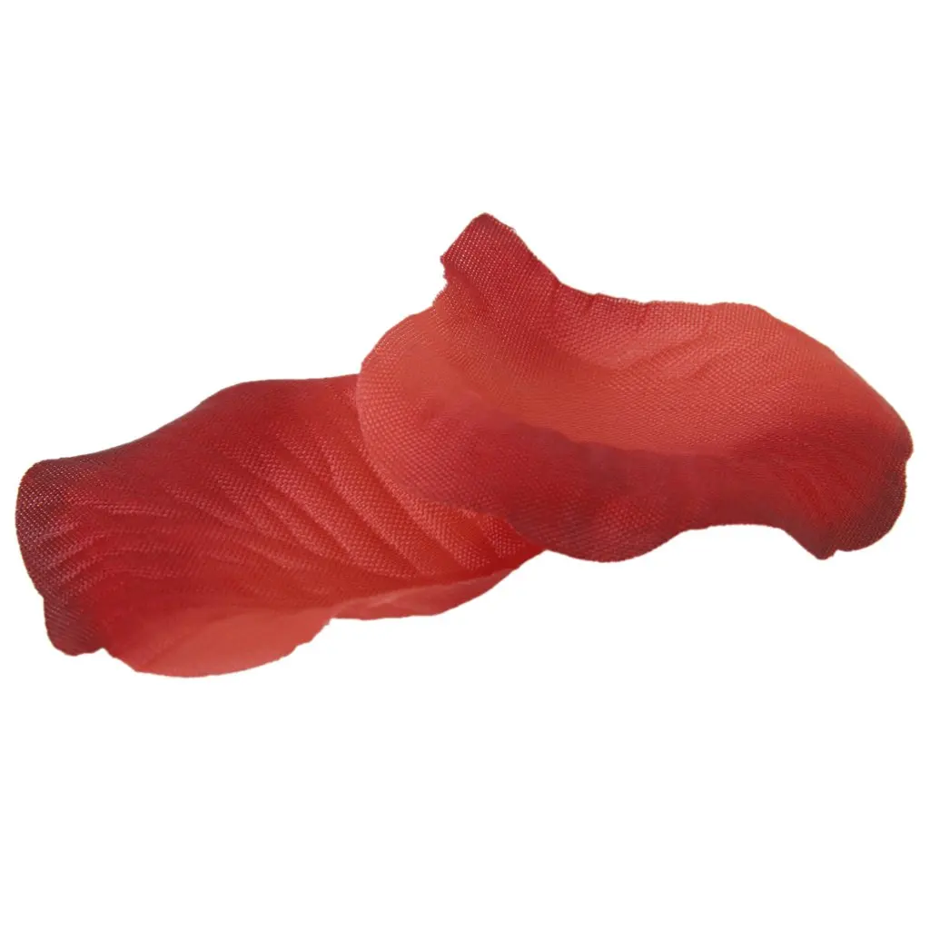 100pcs Roses petals artificial flowers for wedding Decoration - Gradual Red 100pcs Roses petals artificial flowers for wedding Decoration - Gradual Red