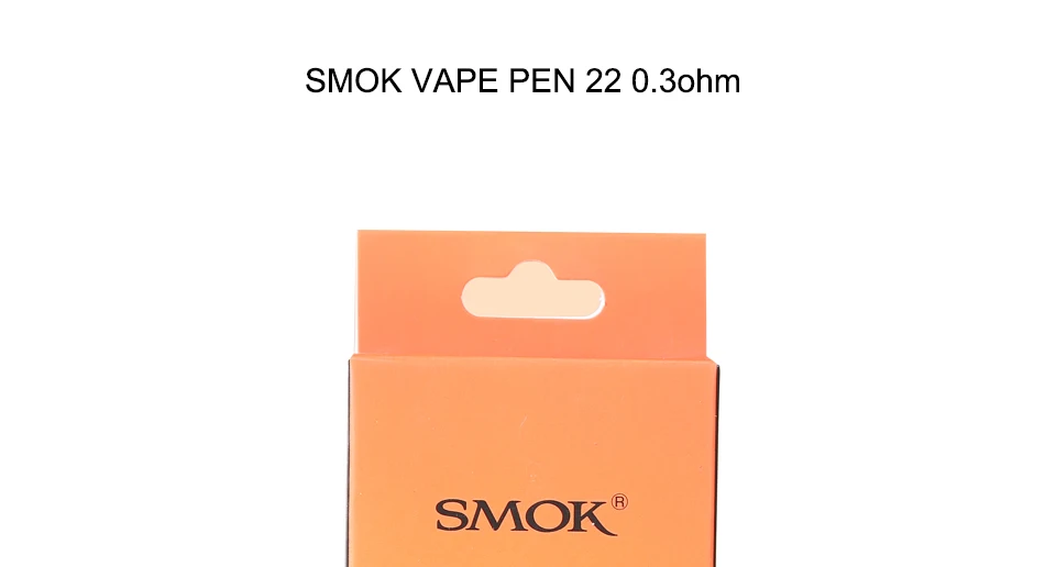 5 шт./лот, оригинальная SMOK ручка Vape 22, сменная катушка 0.3ohm 0.25ohm NiCr, материал, ядро электронной сигареты, SMOK, ручка Vape 22, головка распылителя