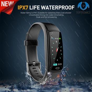

2018 Smart Bracelet Heart Rate Bluetooth Band Blood Pressure Monitor Wristband Fitness Tracker Pedometer For IOS Android Phone