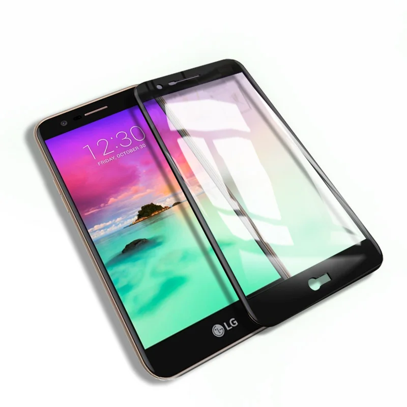 2.5D Full Cover Tempered Glass for LG K10 2017 Screen Protector Phone