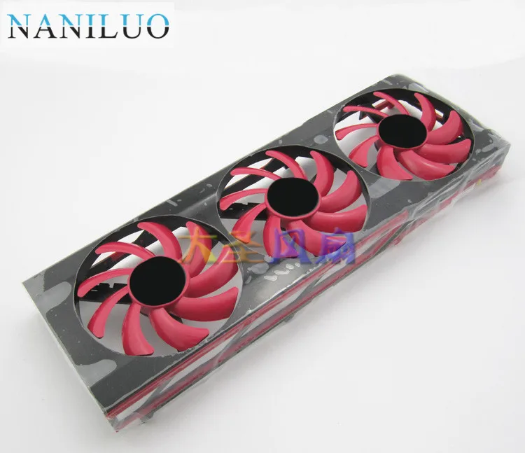 Заменный тройной вентилятор NANILUO FD7010H12S DC 12 В 7990 а 4 контакта провода для ATI Radeon HD7990